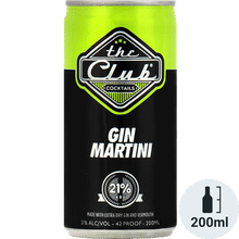Club Cocktails Gin Martini