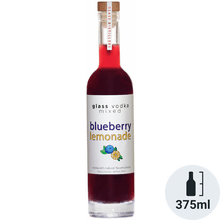 Glass Vodka Mixed Blueberry Lemonade