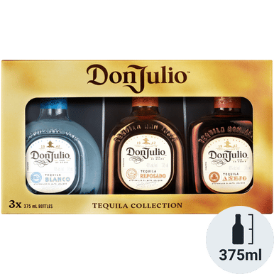 Don Julio Blanco + Reposado + Anejo Gift Pack 3-375mL
