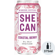 McBride Sisters SHE CAN Coastal Berry Dry Rose Spritzer