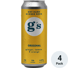 G's The Dry Hard Ginger Beer