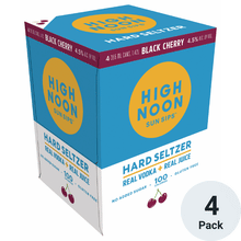 High Noon Hard Seltzer Vodka Black Cherry