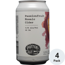 Potter's Passionfruit Mosaic Cider