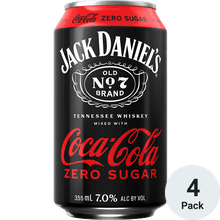 Jack Daniels & Coca-Cola Zero Sugar