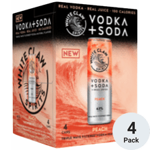 White Claw Vodka Soda Peach