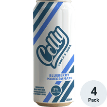 Celly Blueberry Pomegranate Vodka Soda