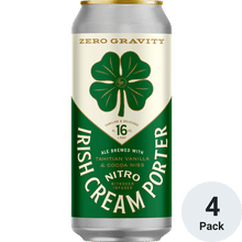 Zero Gravity Irish Cream Porter