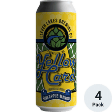 Eleven Lakes Yellow Card Pineapple Mango Seltzer