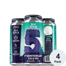 New Realm 5th Anniversary Cold IPA