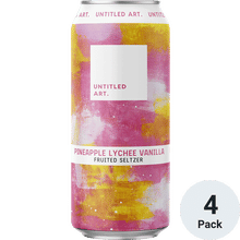 Untitled Art Pineapple Lychee Vanilla Fruited Seltzer