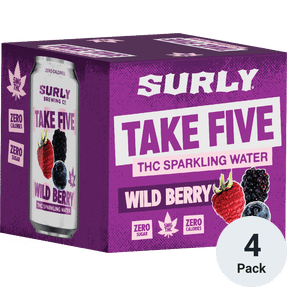 Surly Take Five THC 5mg Tonic Mixed Berry