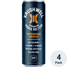 Krushwell Passionfruit Hibiscus Vodka Seltzer