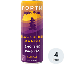 North Higher Vibes THC 5mg Blackberry Mango
