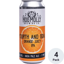 Hog Molly Fourth and Goal Orange Juicy IPA