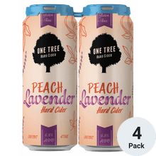 One Tree Peach Lavender Hard Cider