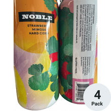Noble Cider Strawberry Mimosa