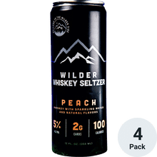 Wilder Whiskey Peach Seltzer