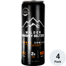 Wilder Whiskey Orange Vanilla Seltzer