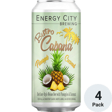Energy City Bistro Cabana Pineapple Coconut