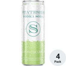 Stateside Lemon Cucumber Vodka Soda