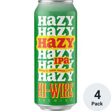 Hi Wire Hazy IPA hopped w/ sabro mosaic & cirtra