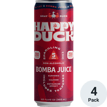 Happy Duck THC 5mg Bomba Juice Sparkling