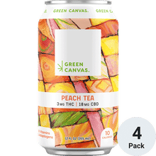 Green Canvas THC 3mg Peach Tea