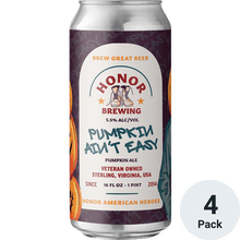 Honor Pumpkin Ain't Easy Pumpkin Ale