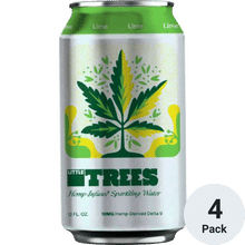 Foothills THC 10mg Lil' Trees Lime Sparkling Water
