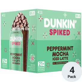 Dunkin Spiked Peppermint Mocha Iced Latte