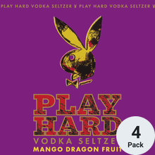 Play Hard Mango Dragon Fruit Vodka Seltzer