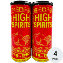 High Spirits THC 10mg Grapefruit Lemon