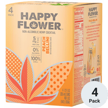 Happy Flower THC 5mg Peach Bellini Cocktail