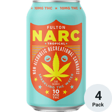 NARC THC 10mg Sparkling Water Tropical