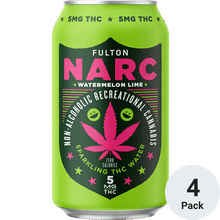 NARC THC 5mg Sparkling Water Watermelon Lime