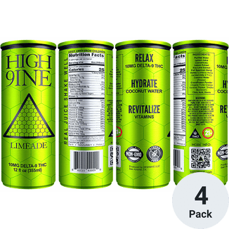 HIGH 9INE THC 10mg Limeade