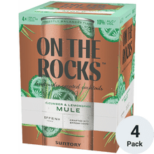 On The Rocks Sparkling Cucumber & Lemongrass Mule Cocktail