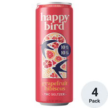 Happy Bird THC 10mg Grapefruit Hibiscus