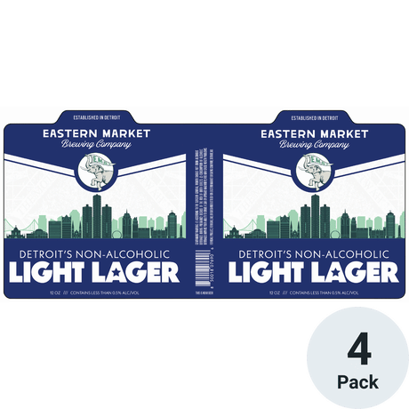 Eastern Market Non-Alcoholic Light Lager