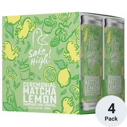 Sake High! Matcha Lemon Cocktail