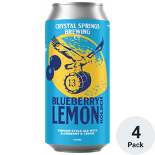 Crystal Springs Blueberry Lemon Kolsch