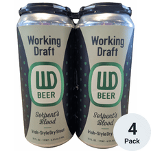 Working Draft Serpent's Blood Dry Irish Stout
