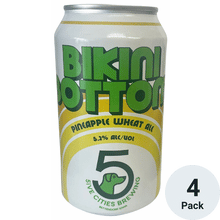 Five Cities Bikini Bottom Pineapple Wheat