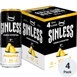 Sinless Spirits Pineapple Vodka Cocktail