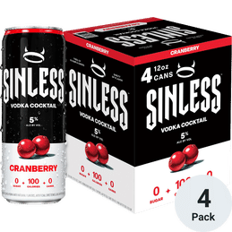Sinless Spirits Cranberry Vodka Cocktail