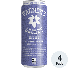 Farmers Secret THC 3mg Blueberry Seltzer