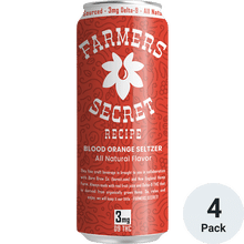 Farmers Secret THC 3mg Blood Orange Seltzer