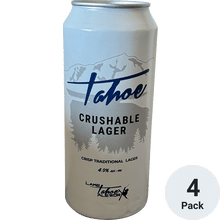 Lake Tahoe AleWorX Crushable Lager