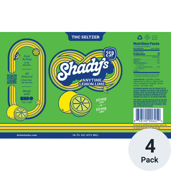 2SP Shady's THC 10mg Anytime Lemon Lime