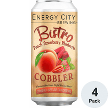 Energy City Bistro Peach Strawberry Rhubarb Cobbler